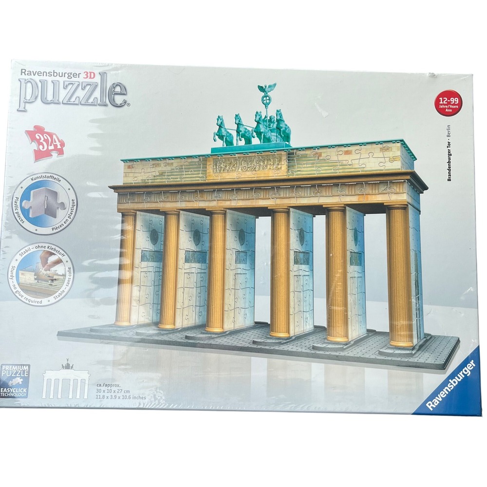 Ravensburger 3D Puzzle Brandenburger Tor Berlin #125517 New Factory‎ Sealed